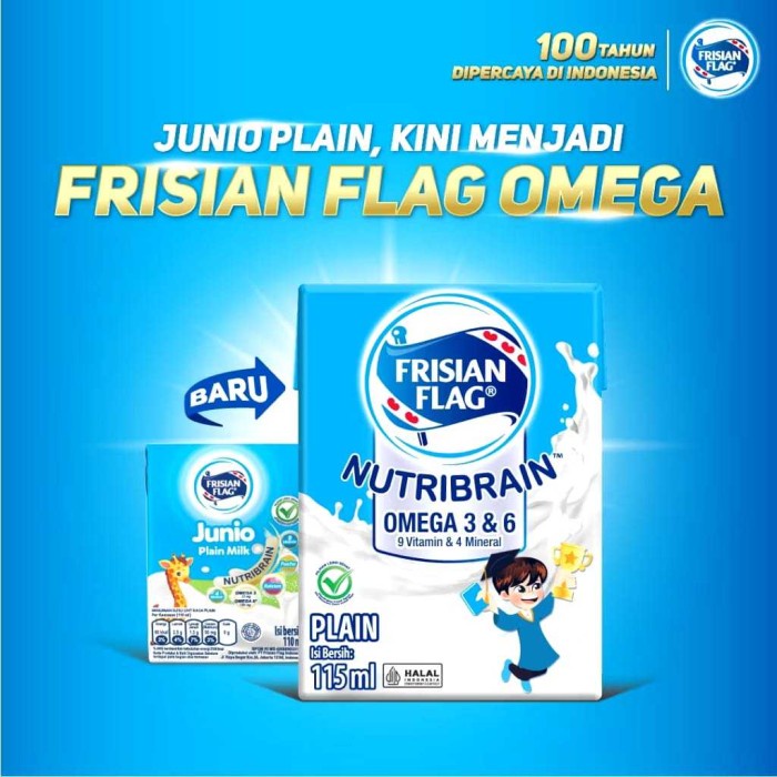 

(TopSeller) Frisian Flag NutriBrain UHT 36 115 Ml