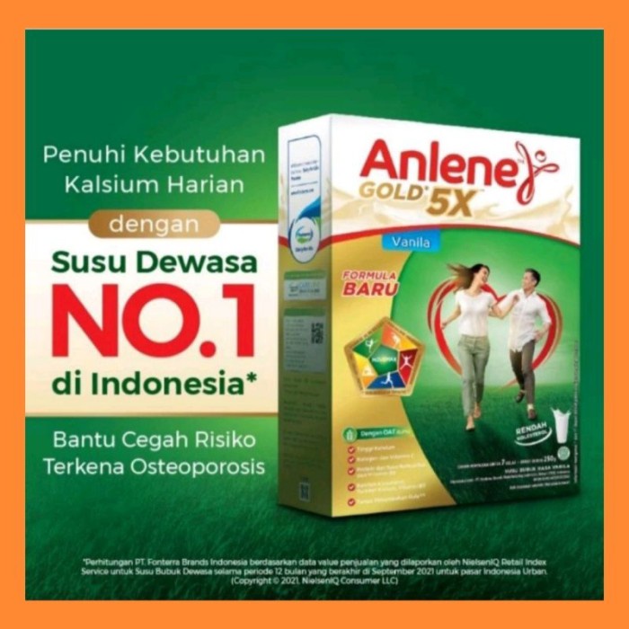 

(TopSeller) Anlene Gold 5X Susu Bubuk Dewasa 600gr Tulang Dan Sendi