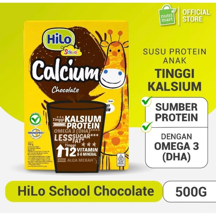 

(TopSeller) HiLo School 500gr Hi Lo Coklat Madu Bule Gum Cotton Candy Vanila