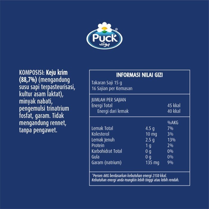 

(TopSeller) Puck Cream Cheese Spread / Selai Keju Oles Botol Besar 240 gr