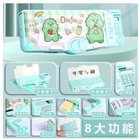 

Kotak Pensil Anak Kalkulator Kotak Pensil 2Sisi Serbaguna Kalkulator Kotak Pensil Mekanik