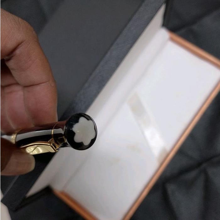 

Pulpen Mewah Luxury Mbl Roller Ball Ttd Lengkap Dengan Box Exlusive Stationery