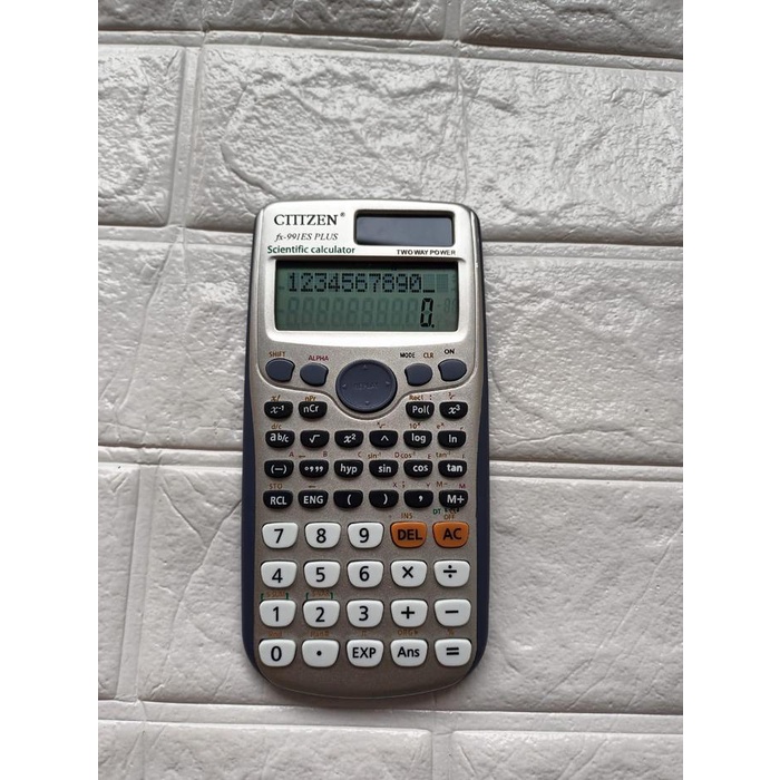 

Calculator - Kalkulator Scientific - Sekolah - Ilmiah Fx 991 Es Plus (Ctt/Kc) Silver