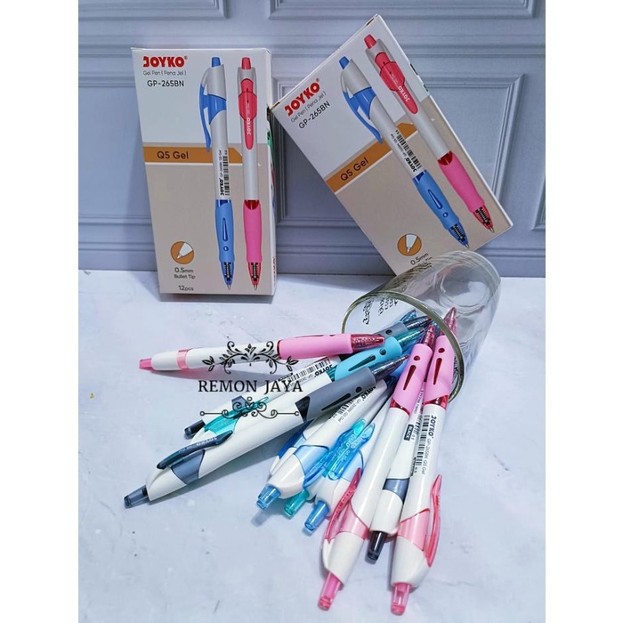 

Gel Pen Pulpen Pena Joyko Gp-265Bn Q5 / Gp-265An Gel 0.5 Mm