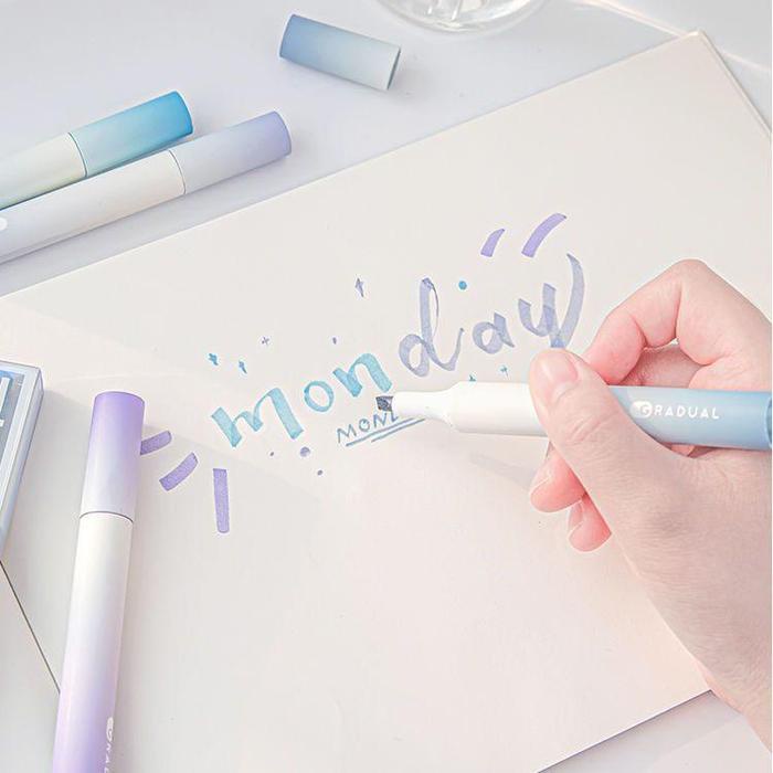 

Winzige 1 Set Isi 4 Highlighter Warna Pastel Terang / 1 Set Stabilo Highlighter Warna Pastel Terang