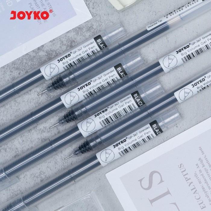 

1 Box Gel Pen Pulpen Pena Joyko Gp-347 Grandez 0.5 Mm - 12 Buah