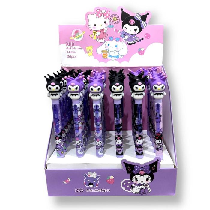 

Bolpen Gel Kuromi Pulpen Gel Press Pen Sanrio Pulpen Cute Kuromi