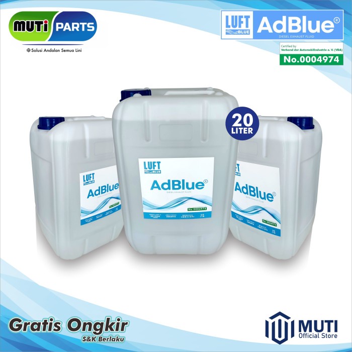 ADBLUE 20 LITER CAIRAN DIESEL EXHAUST FLUID LUFT BLUE DEF ORIGINAL