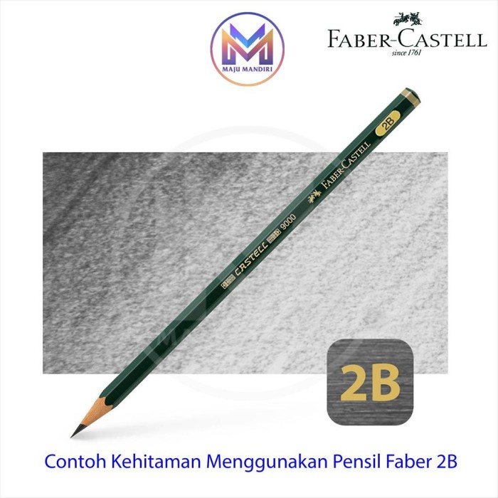 

pintar- Pensil Faber Castell 2B - HB / Pensil Kayu Ujian Faber Original