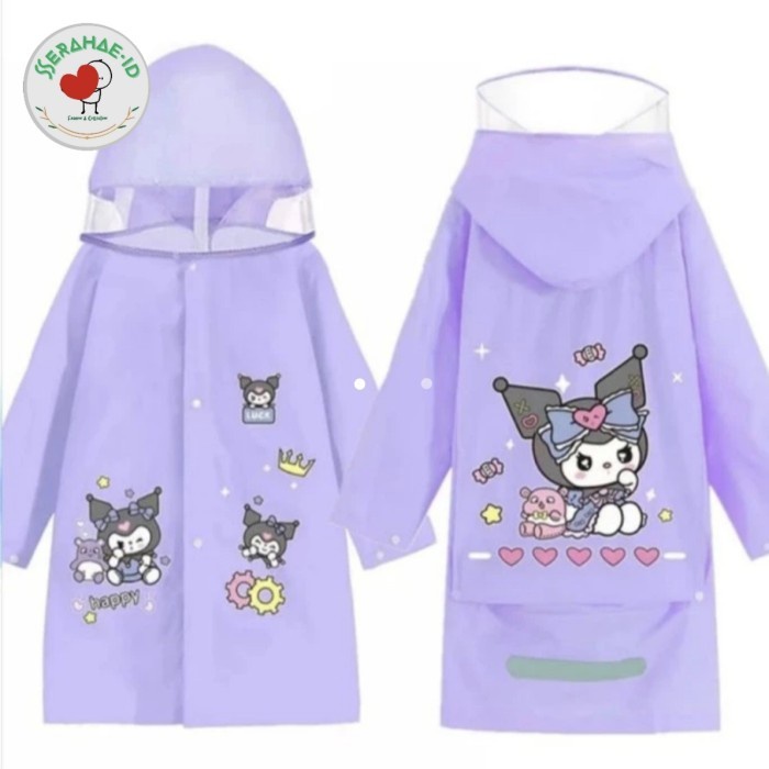 [NEW] JAS HUJAN KUROMI, JAS HUJAN ANAK