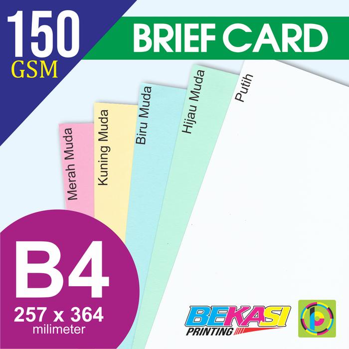

pintar- Kertas Gambar Teknik BriefCard 150 Gram B4 25,7x36,4 cm