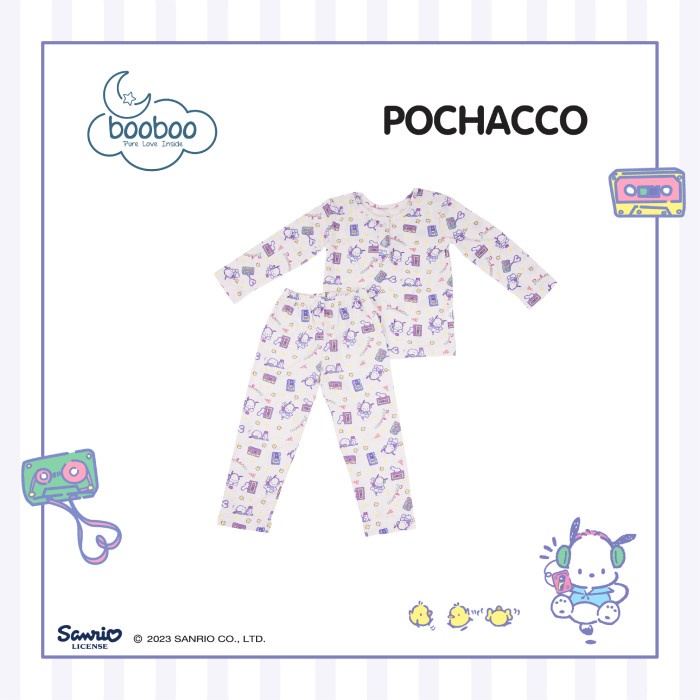 TENCEL Sleepwear Set Pochacco Pop80s Collection - Booboo