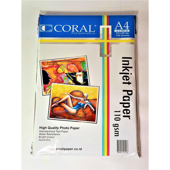 

pintar- KERTAS FOTO MATTE A4 110 GR INKJET PHOTO PAPER TIDAK MENGKILAP