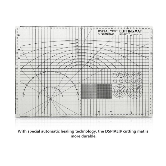 

pintar- DSPIAE Cutting Mat A3 Alas Potong Pisau Pen Cutter Alas Rakit Gundam
