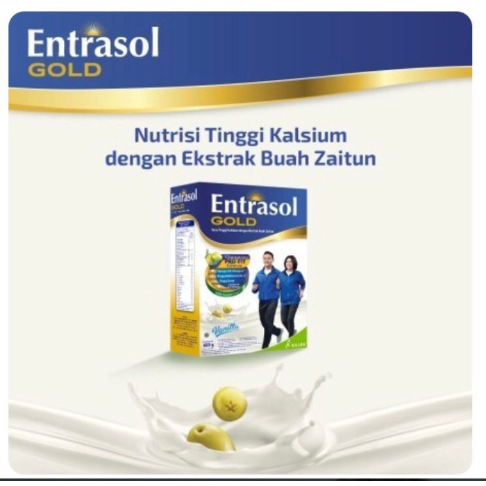

BARANG TERLARIS ENTRASOL GOLD - Nutrisi Tinggi Kalsium + Ekstrak Buah Zaitun - Coklat