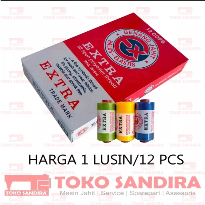 

Benang jahit extra/benang jahit murah/benang jahit 40/2 500 YARD