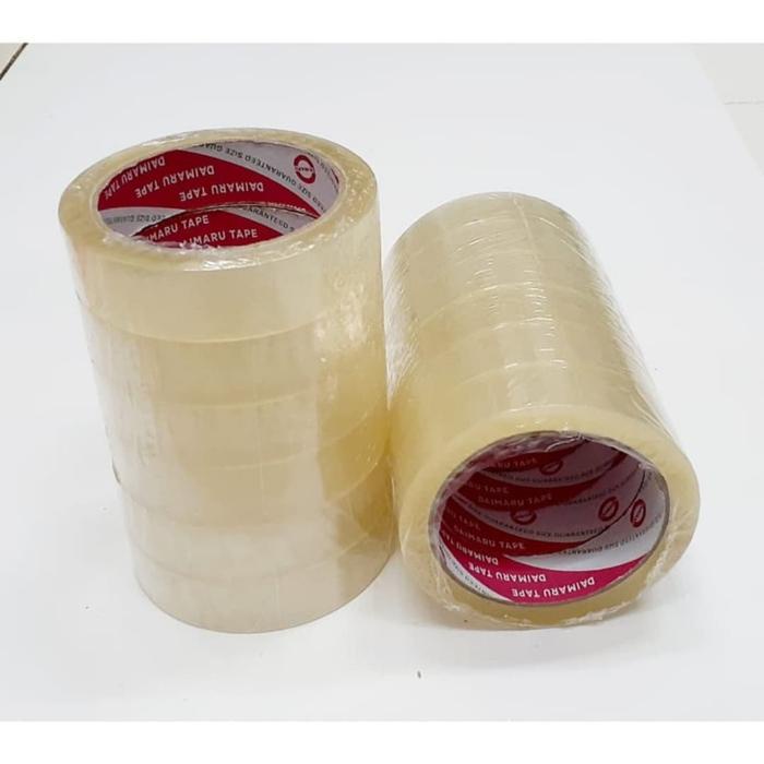 

pintar- Isolasi Bening Daimaru 1 Inch Uk. 72 Yard (1 dus)