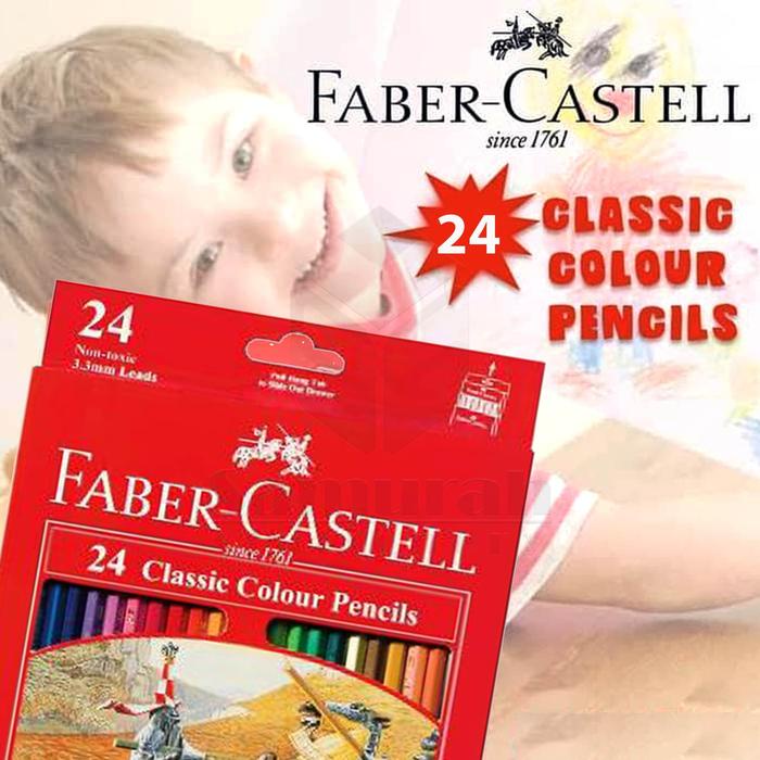 

pintar- Pensil Warna Faber Castell 24 Warna Classic Color Pencil Faber-Castell