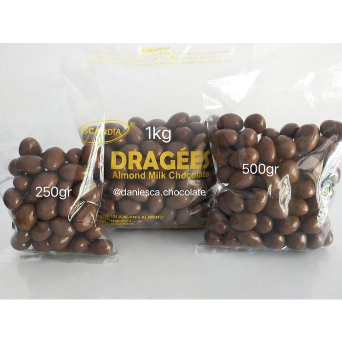 

250gr Coklat ndia Almond DS Bgr Chocolate