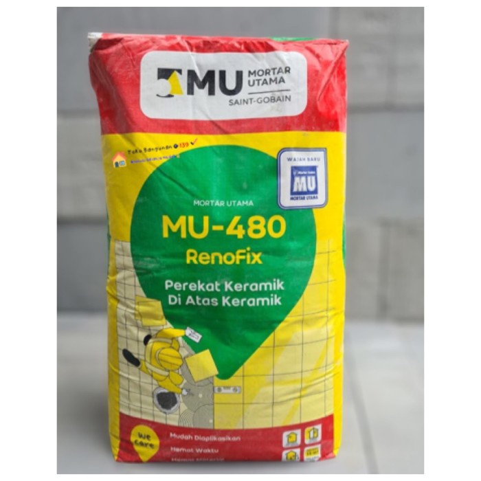 Semen MU 480 RenoFix Perekat Kerik