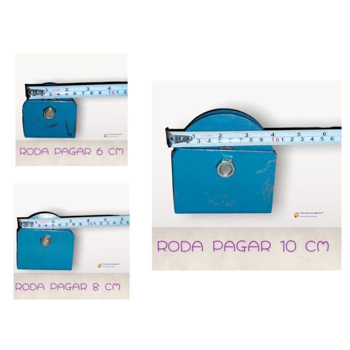 Roda Pagar Rel Siku /Roda Besi