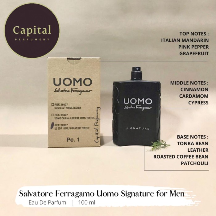 Salvatore Ferragamo Uomo SIGNATURE For Men EDP 100ml TESTER