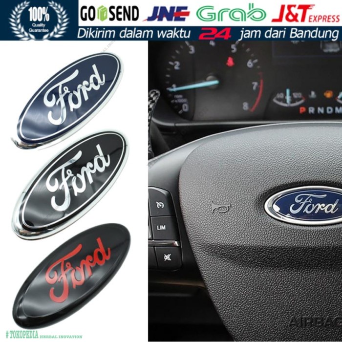 LANGSUNG GAS. EMBLEM LOGO STIR FORD FIESTA TREND RANGER - EMBLEM FORD STIR FORD -