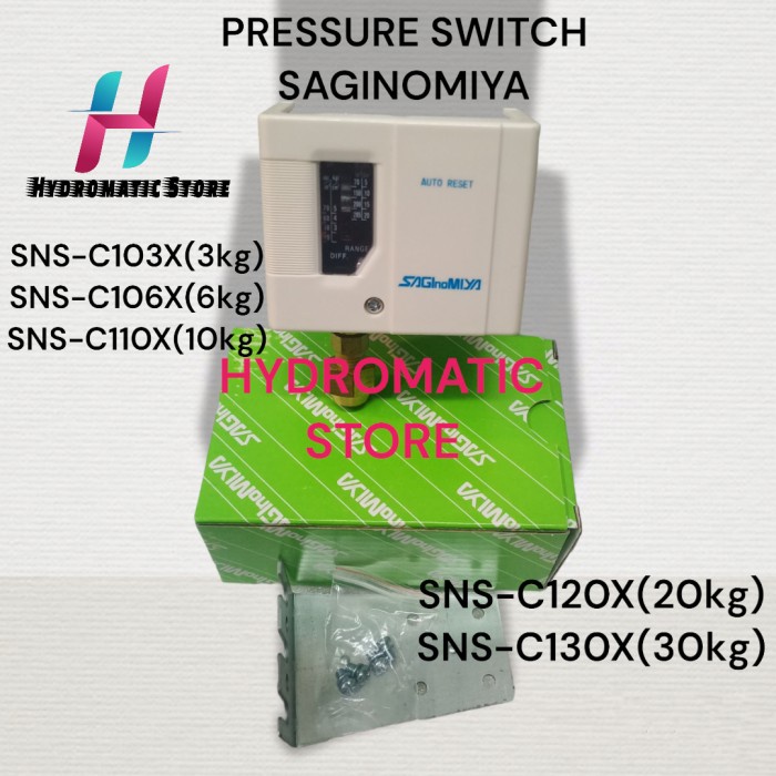Pressure switch saginomiya sns c110x