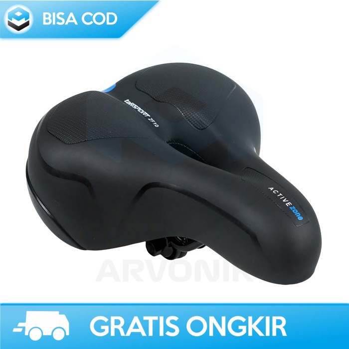 Sadel Jok Sepeda Lipat Mtb Leather Taffsport Busa Super Empuk Nyaman