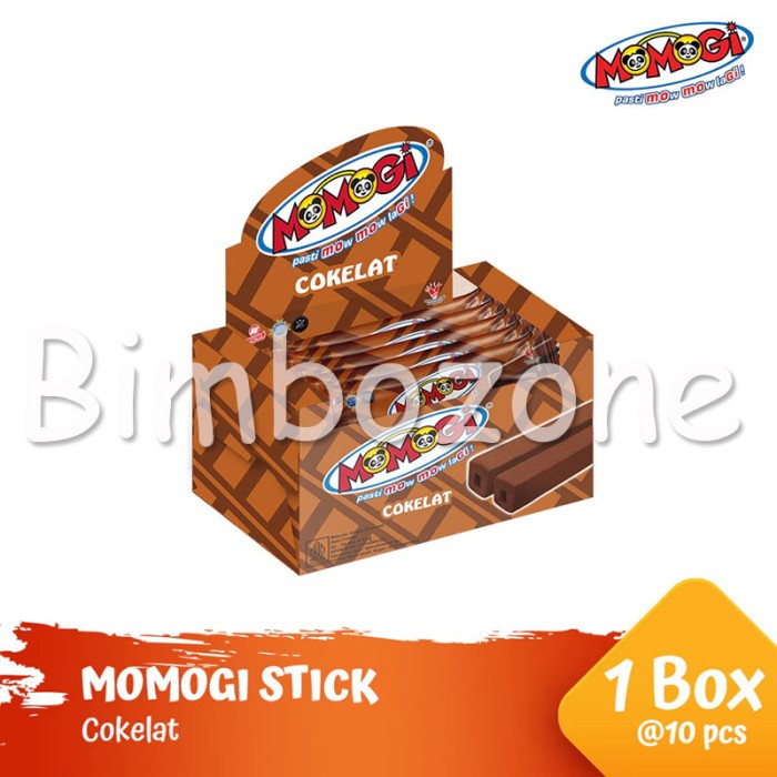 

PROMO Momogi Stick Snack Makanan Ringan 12gr - Jagung Bakar / Coklat / Keju [1 Box @ 10 Pcs] KP308
