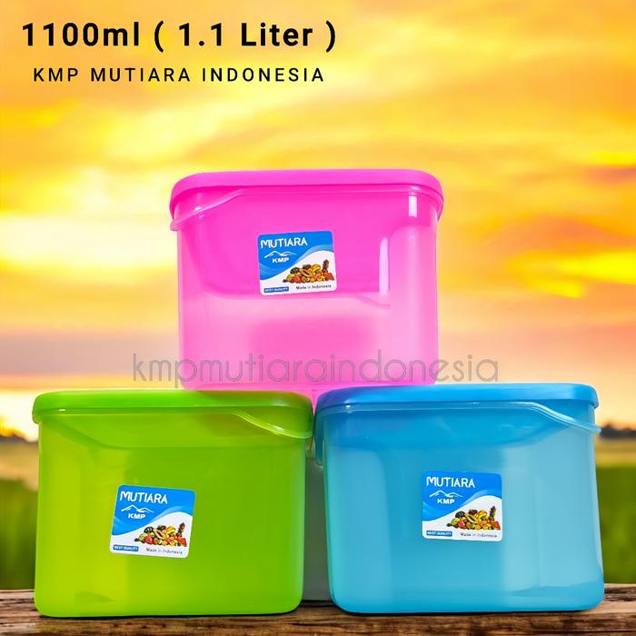 

PROMO SPECIAL MUTIARA - Toples Kotak Makanan Ringan Ukuran 1.1 Liter Container Food Buat Cemilan