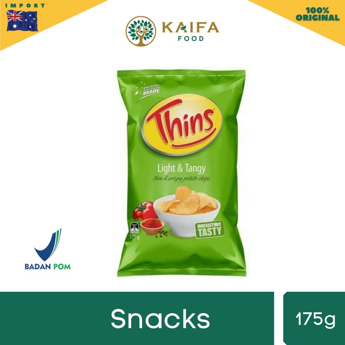 

Thins Potato Chips Australia 175 Gr - Keripik Kentang Khas Australia