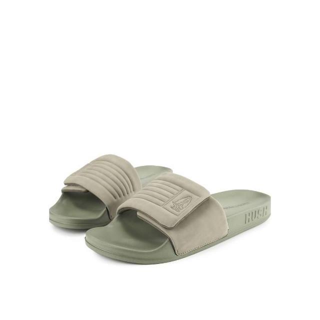 HUSH PUPPIES SANDAL PRIA THANOS CLIFF SLIDE OLIVE BEST SELLER