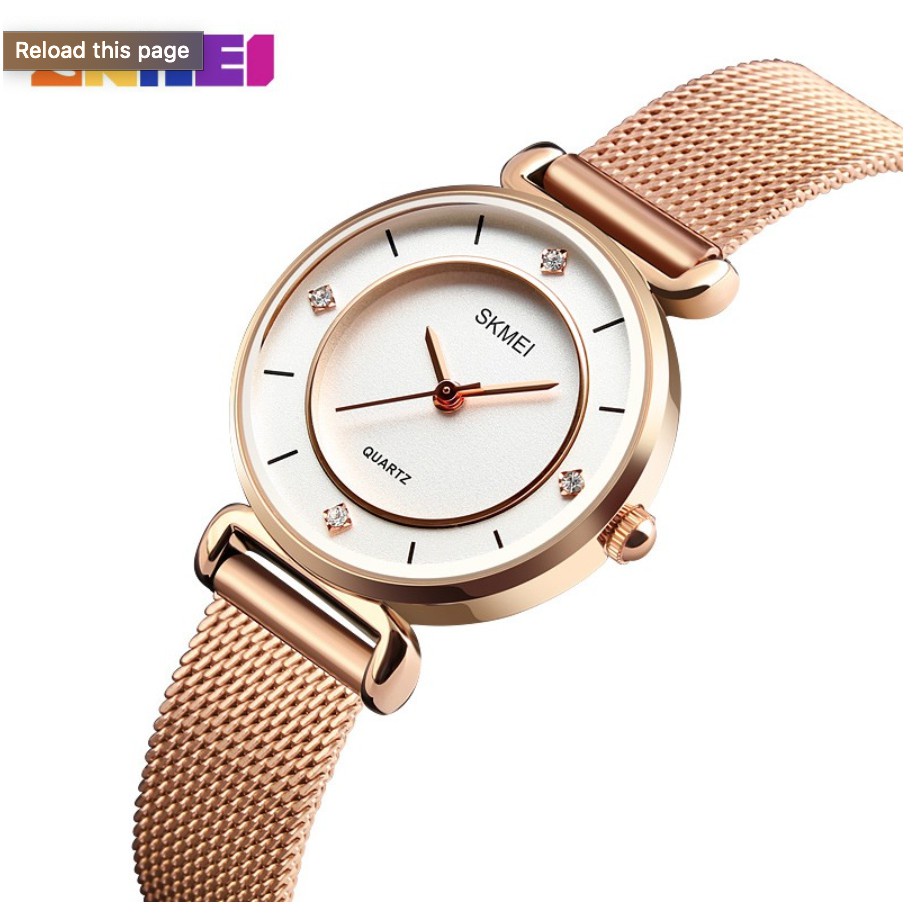 Jam Tangan Wanita / SKMEI 1330 Analog MESH / Jam Tangan Wanita Analog Original / SKMEI