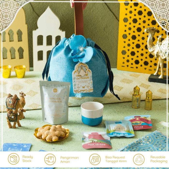 

party- Gift Joy Package - Hampers Artisan Tea & Mug Ceramic Kado Souvenir