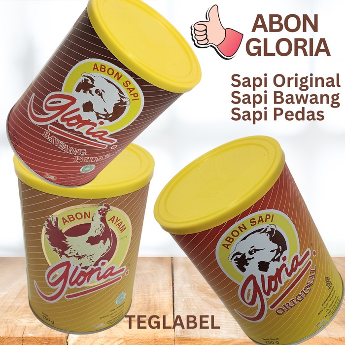 

[dch] - Abon Sapi Gloria 250 gram Original Pedas Bawang Ayam Gloria 250 gram