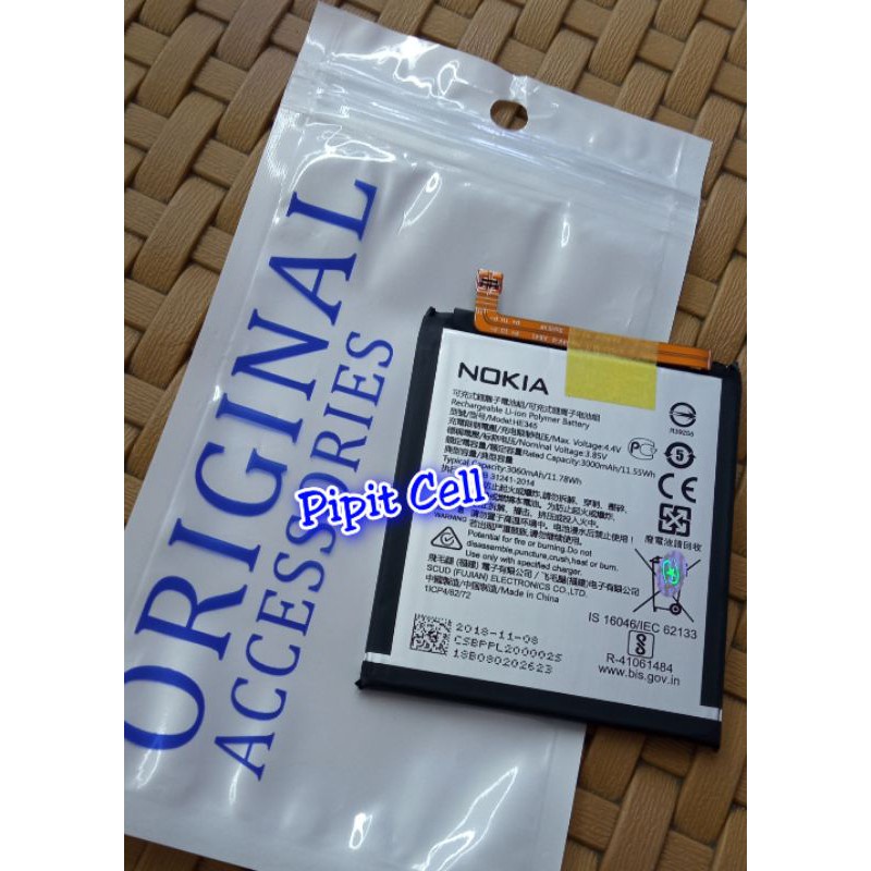 TerLengkapDong- Baterai Batre Battery Nokia 5.1 Plus Nokia X5 He345 Nokia 5.1+ TA1105 ORIGINAL