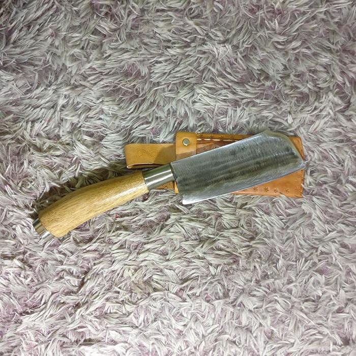 PREMIUM Blakas Asli Bali Pendek/ Pisau Pemotong Daging