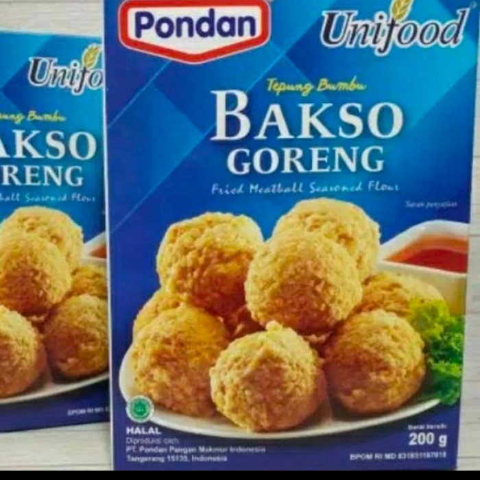 

ZB145 Tepung Bakso Goreng 200gr Siap Pakai Bumbu Instan AsliPondan Pondan SALE