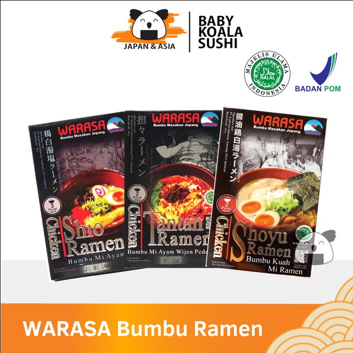 

NX311 WARASA Bumbu Ramen Chicken Shoyu Instan 60 g Halal SALE