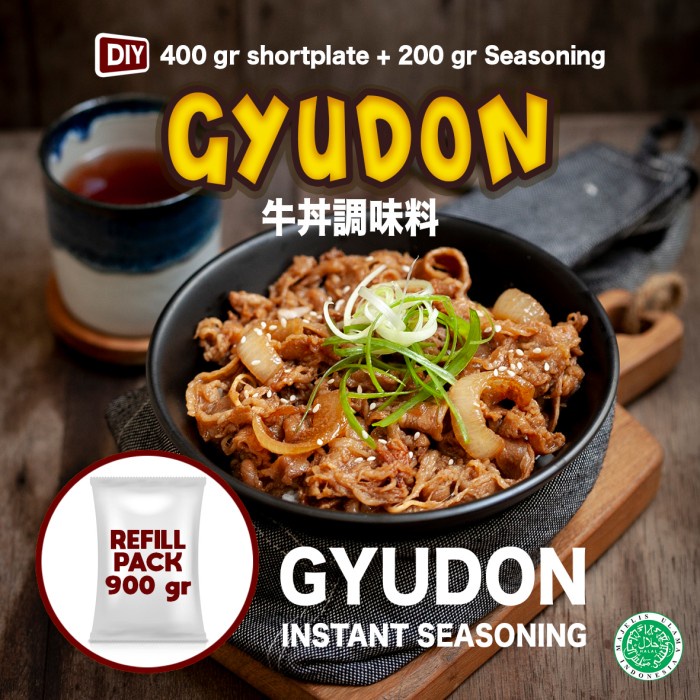 

LL308 Bumbu Instan Gyudon ( Japanese Beef Bowl ) ala Yoshinoya Refill Halal GRATIS ONGKIR