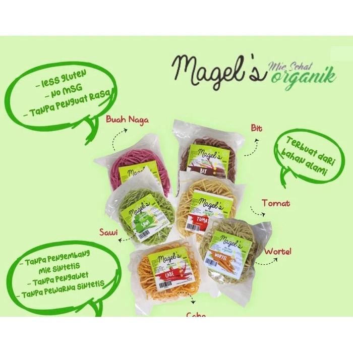

ZO239 Mie MPASI Magels Mie Sayur Instan Organik 1th+ Ekstra Bumbu Sehat No MSG &Pengawet 1 paket