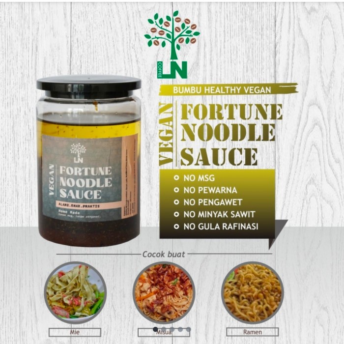 

AO230 Premium Vegan Fortune Noodle Sauce / Bumbu Mie Instan Sehat 250 gr TERMURAH
