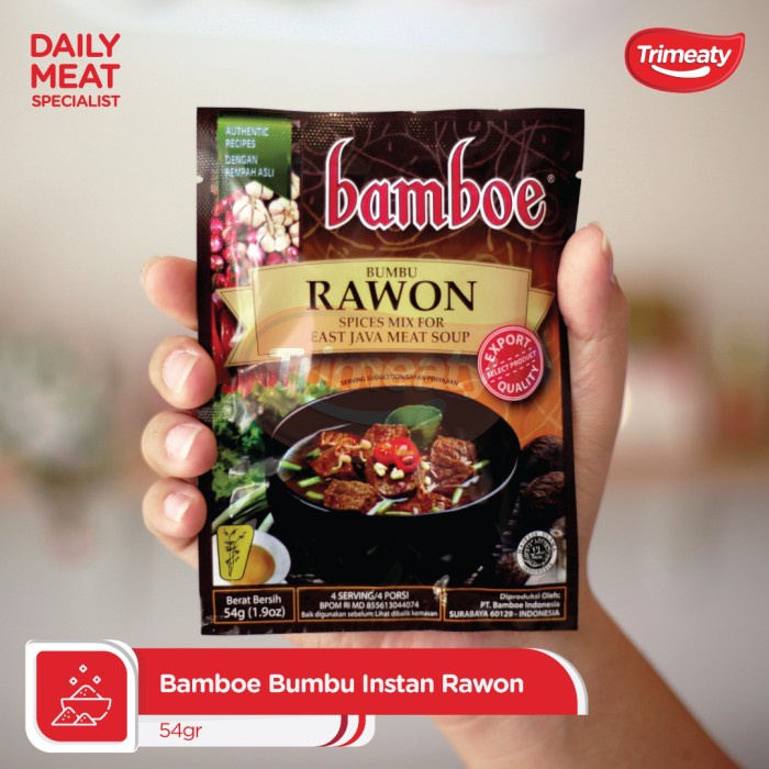 

ET234 Bamboe Bumbu Instan Rawon PROMO SPECIAL