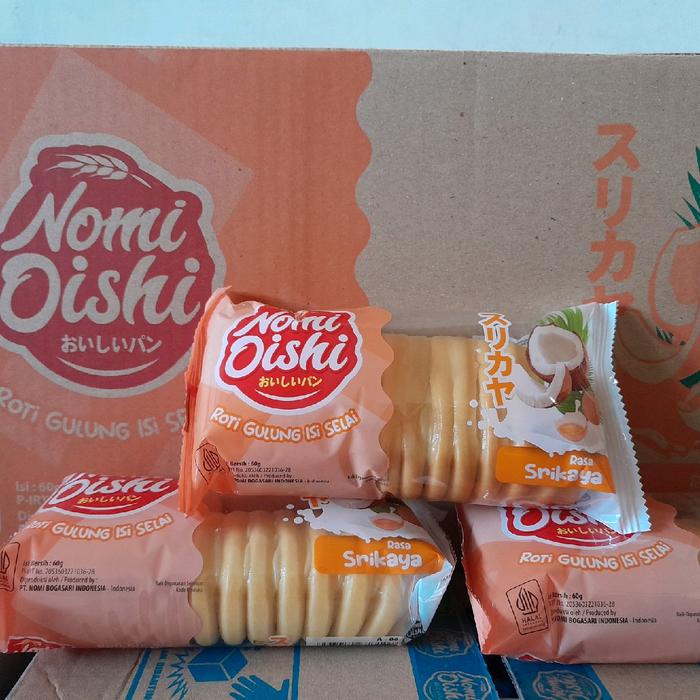 

Lezat- OISHI Roti Gulung 1 Dus (Nomi Oishi) isi 60 pcs dari produksi Camilan