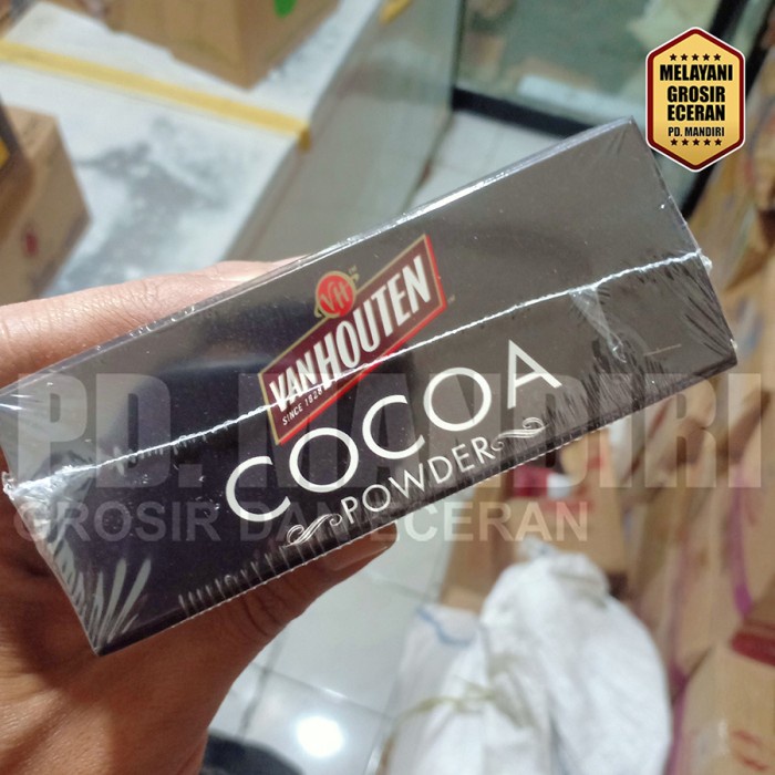 

Lezat- VAN HOUTEN COCOA POWDER 180 GR / Cokelat Bubuk / Wangi