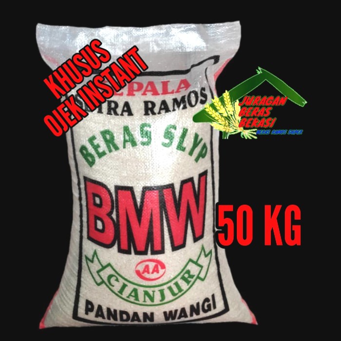 

Lezat- BERAS SETRA SUPER SLYP BMW CIANJUR 50KG MURAH
