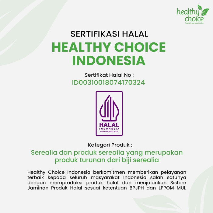 

Lezat- Healthy Choice Beras Cempo Merah Organik 1 kg