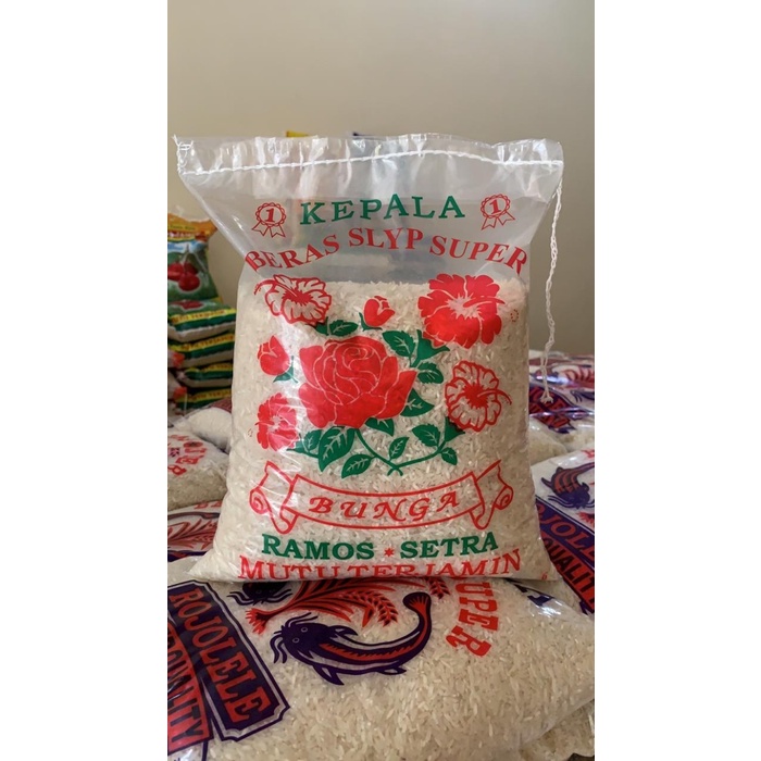 

Lezat- Beras cap Bunga kemasan 2,5 kg