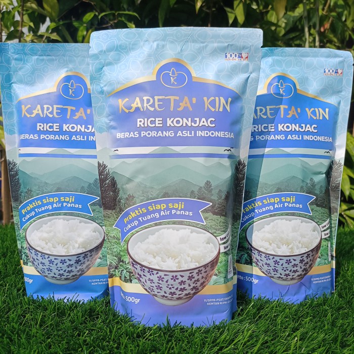 

Lezat- Beras Porang Kareta' Kin I Rice Konjac I High Nutrition I 500gram